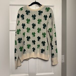 Green and Shamrock Sweater